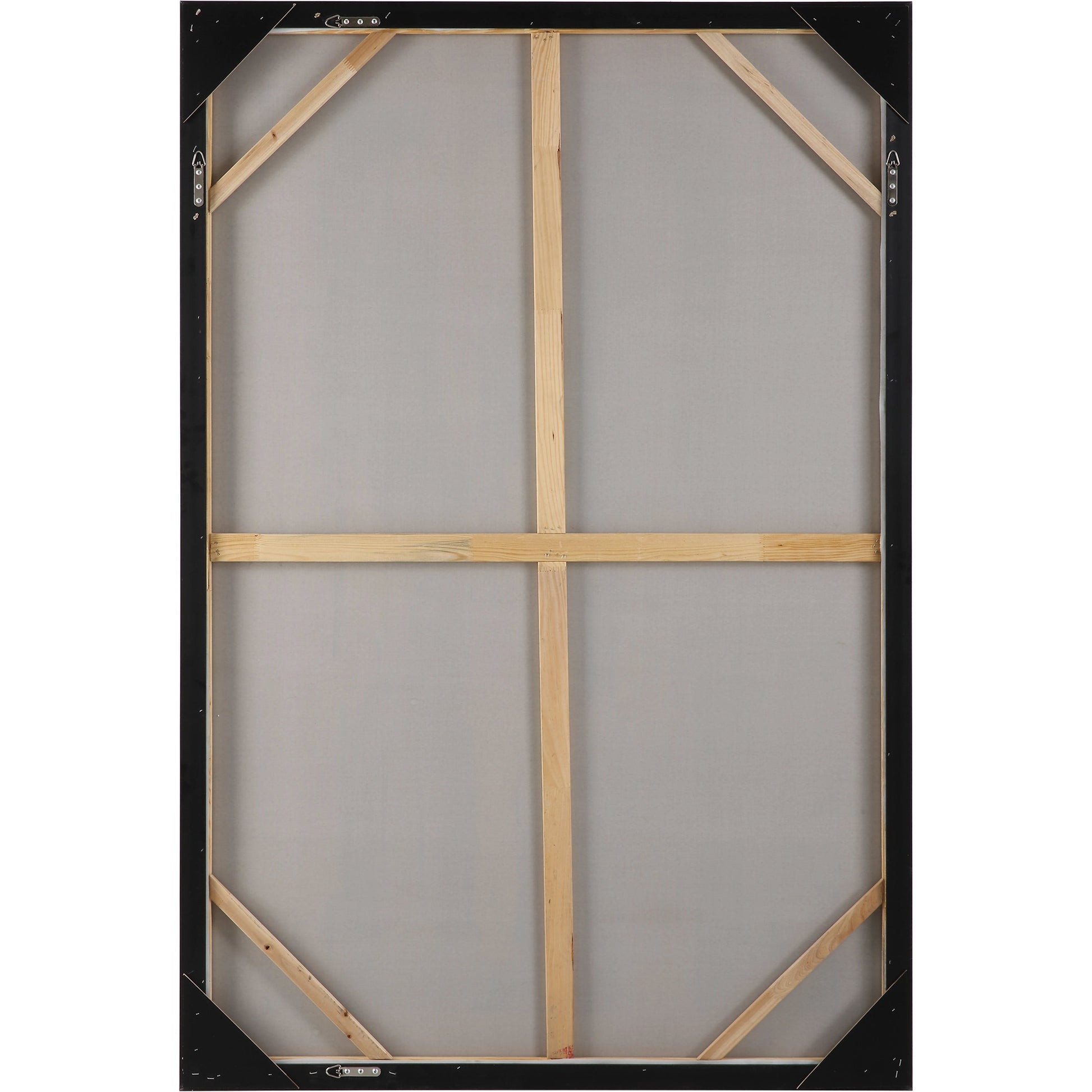 Placidity Hand Painted Canvas by Uttermost in multi and brushed silver. Made from canvas, pine wood, acrylic, plastic in a modern style.