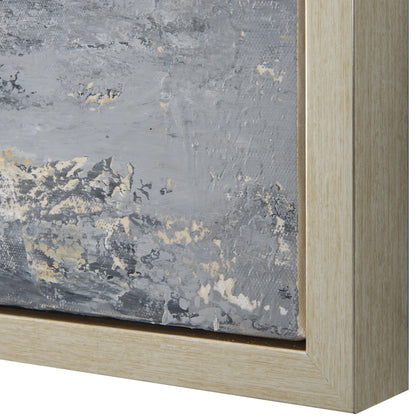 Intuition Hand Painted Art by Uttermost in multi and light pine. Made from canvas, pine wood, acrylic in a modern style.