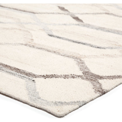 Anatolia AT17 Rug by Jaipur Living in ivory, light gray. Made from unique in a unique style.