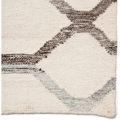Anatolia AT17 Rug by Jaipur Living in ivory, light gray. Made from unique in a unique style.