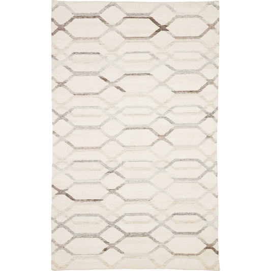 Anatolia AT17 Rug by Jaipur Living in ivory, light gray. Made from unique in a unique style.
