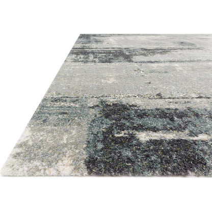Augustus AGS-03 Rug by Loloi in slate blue. Made from 88% polypropylene, 12% polyester in a unique style.