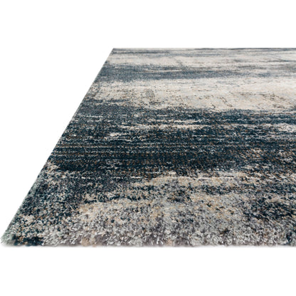 Augustus AGS-07 Rug by Loloi in navy, stone. Made from 84% polypropylene, 16% polyester in a unique style.