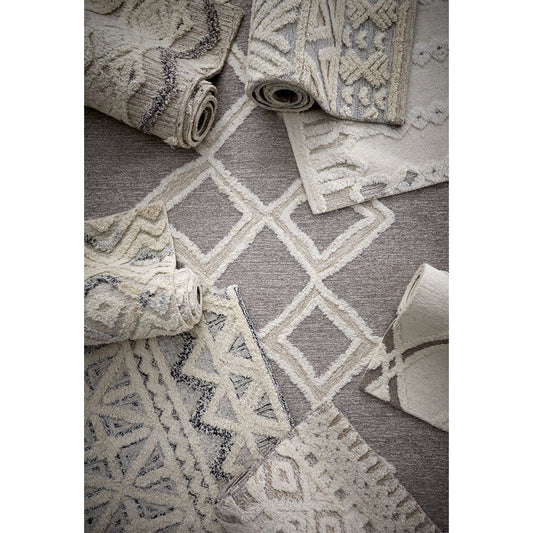Anica Transitional Diamond Rug - 8010F by Feizy in ivory, tan. Made from wool in a unique style.