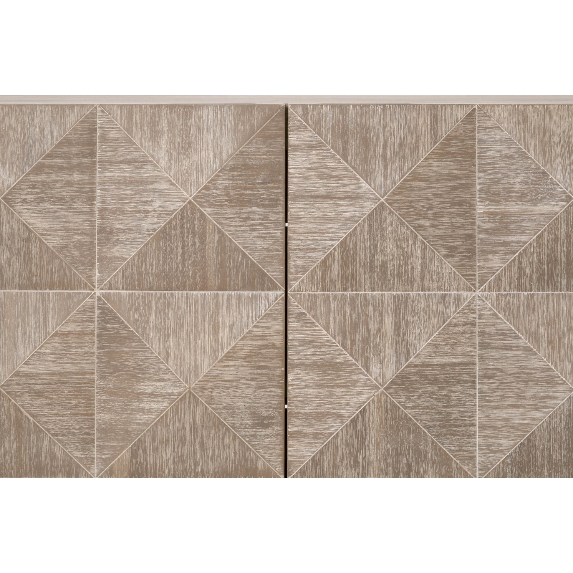 Atlas Media Sideboard by Essentials For Living in natural gray, brushed stainless steel. Made from solid acacia, acacia veneer, stainless steel in a modern style.