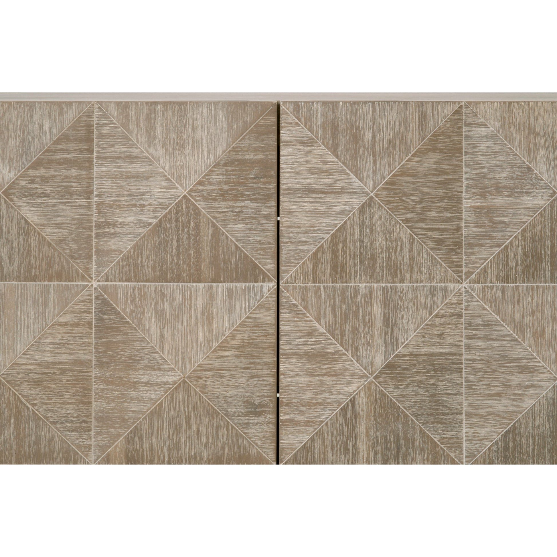 Atlas Media Sideboard by Essentials For Living in natural gray, brushed stainless steel. Made from solid acacia, acacia veneer, stainless steel in a modern style.