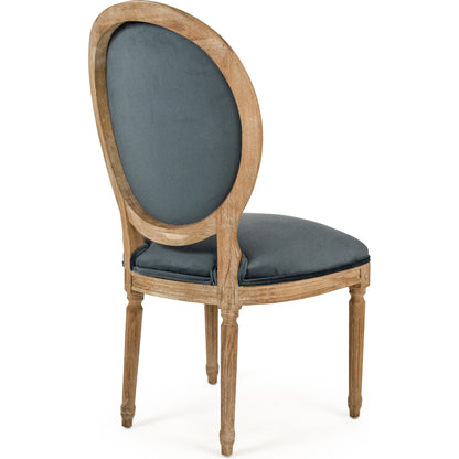 Medallion Velvet Side Chair by Zentique. Made from unique in a traditional style.