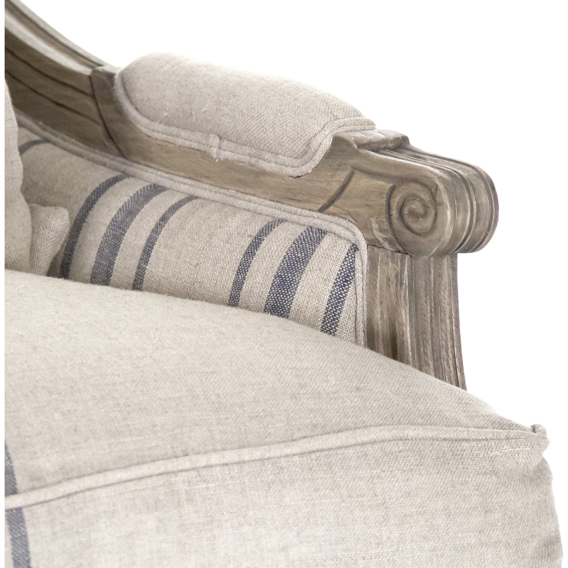 Louis Settee by Zentique. Made from unique in a traditional style.