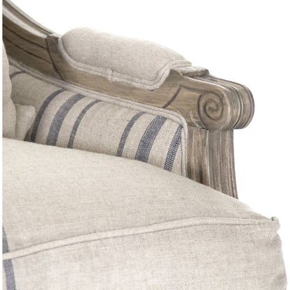 Louis Settee by Zentique. Made from unique in a traditional style.