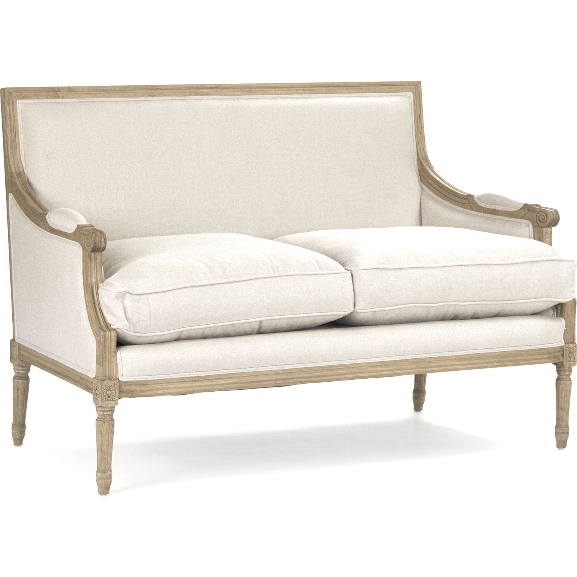 Louis Settee by Zentique. Made from unique in a traditional style.