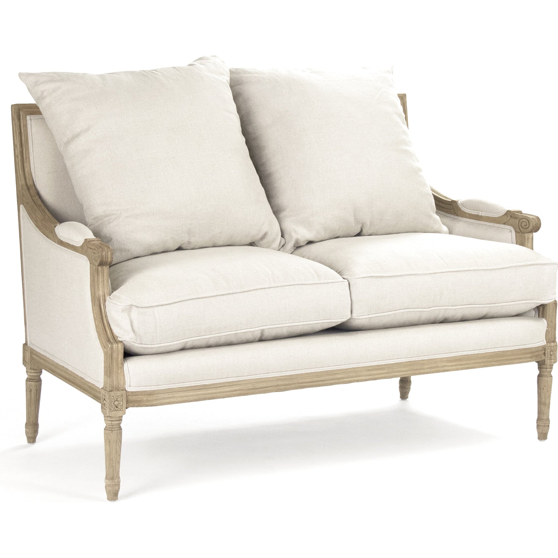 Louis Settee by Zentique. Made from unique in a traditional style.