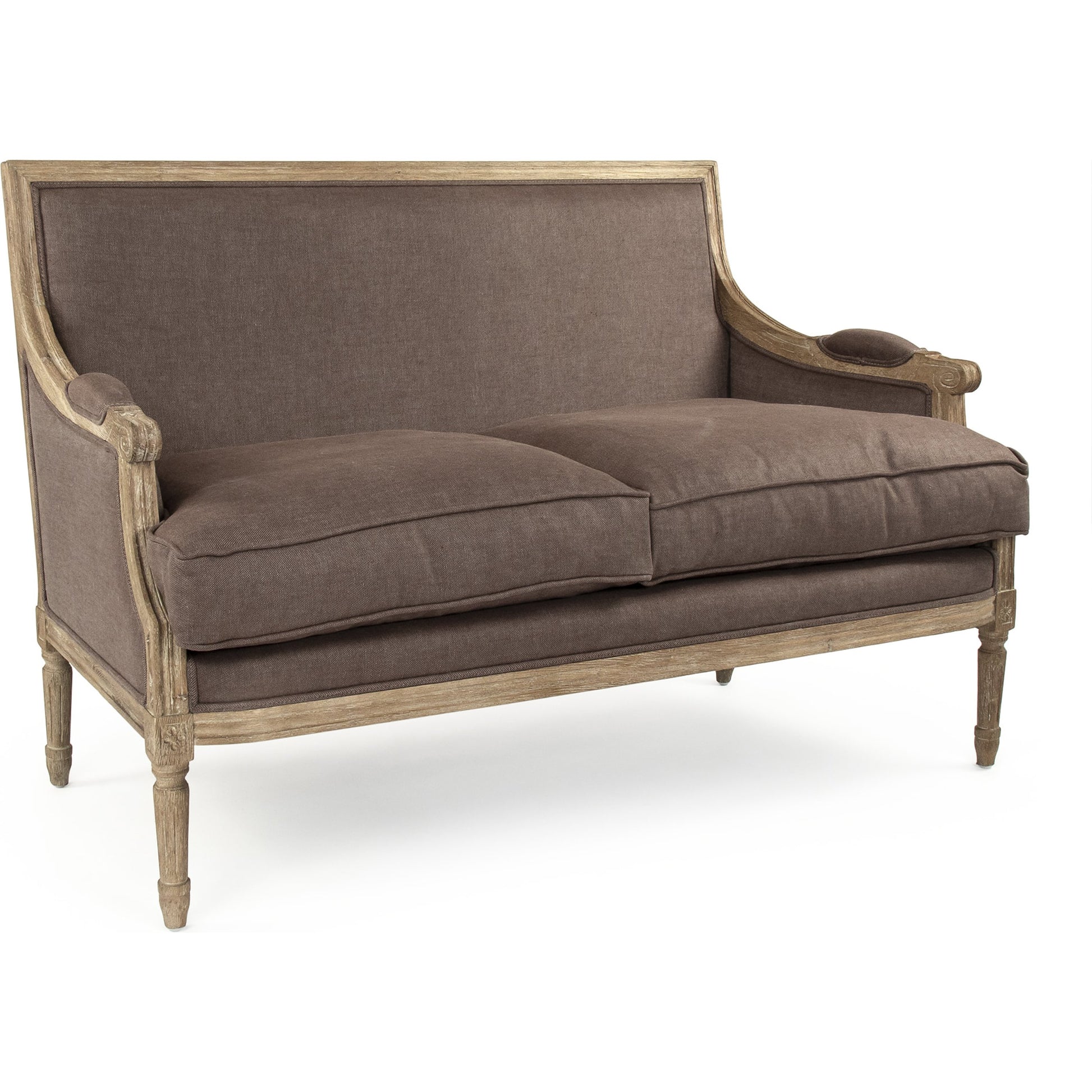 Louis Settee by Zentique. Made from unique in a traditional style.