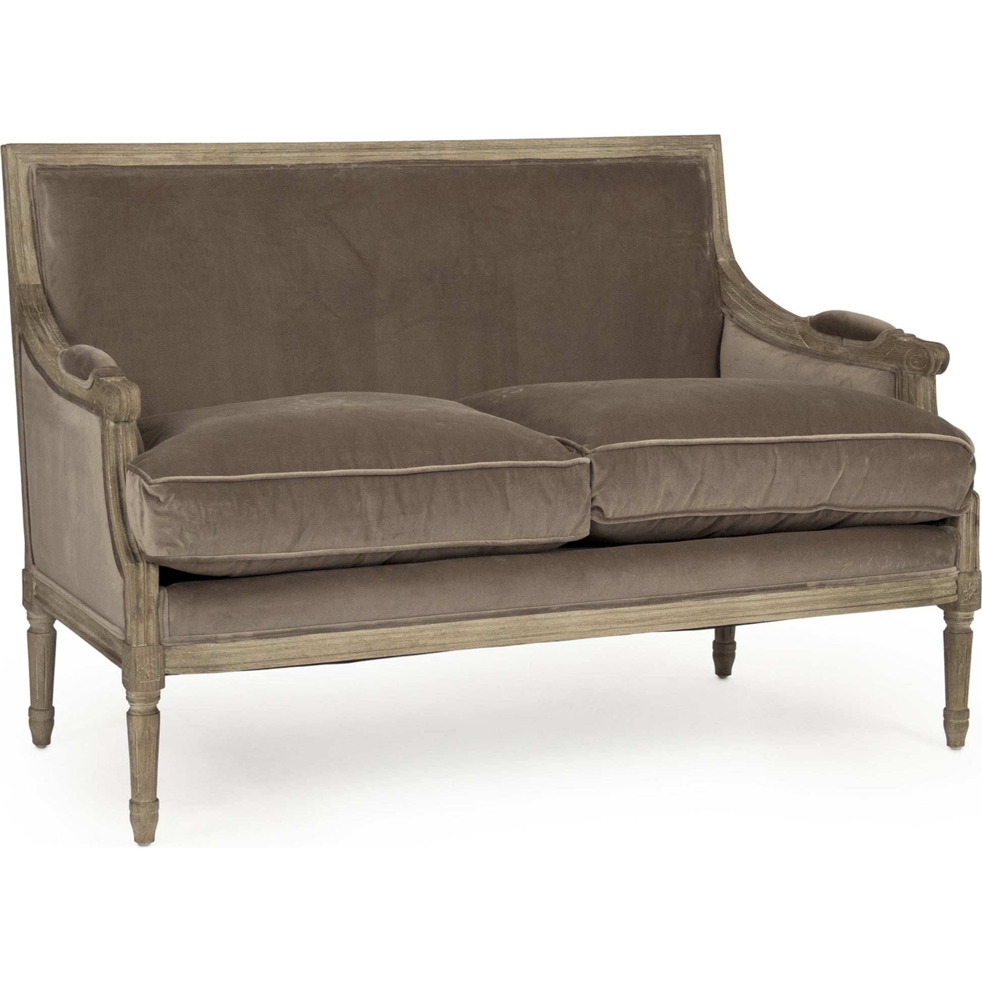 Louis Settee by Zentique. Made from unique in a traditional style.