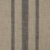 Khaki Linen with Blue Stripe