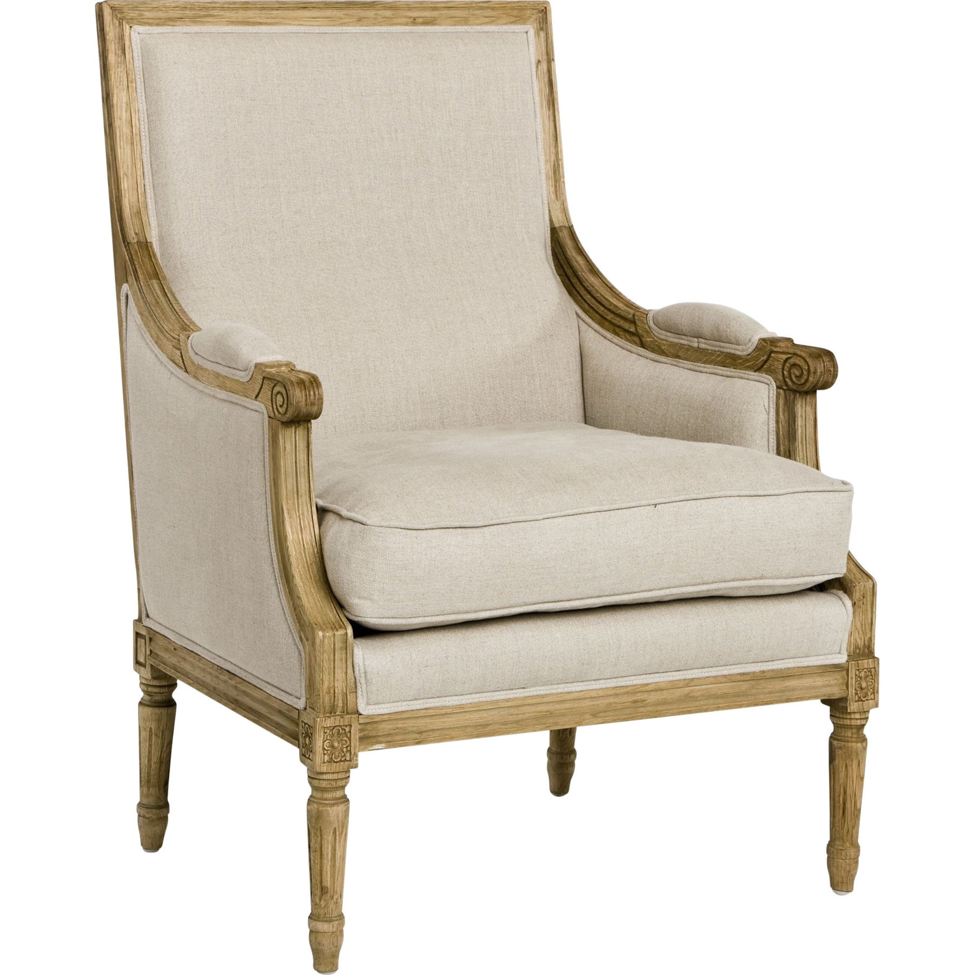 Louis Club Chair by Zentique. Made from unique in a cottage & farmhouse style.