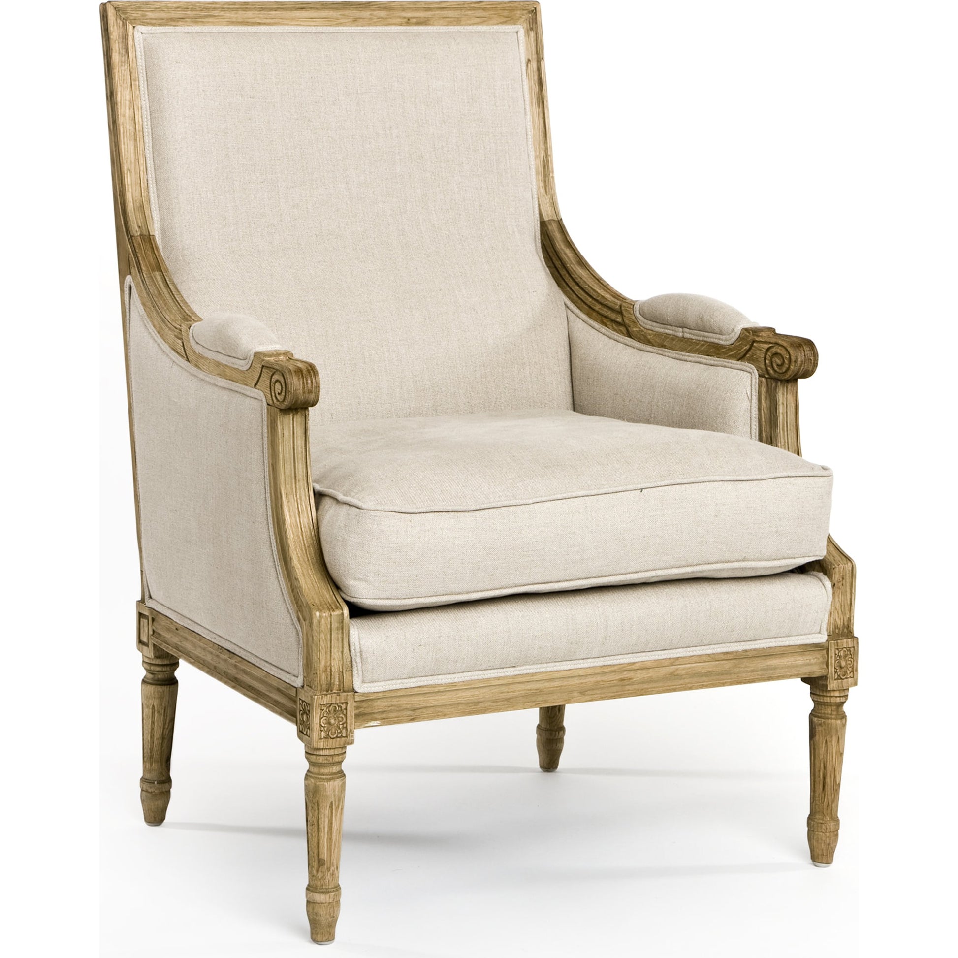 Louis Club Chair by Zentique. Made from unique in a cottage & farmhouse style.