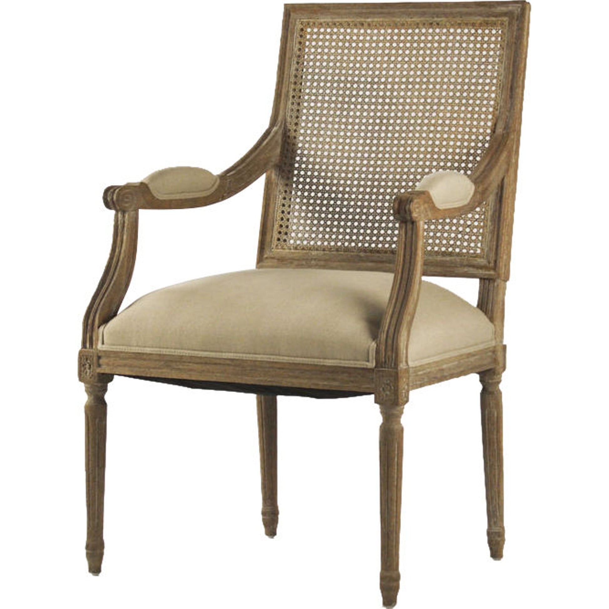 Louis Arm Chair by Zentique. Made from unique in a traditional style.