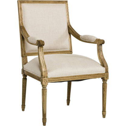 Louis Arm Chair by Zentique. Made from unique in a traditional style.