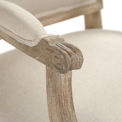 Louis Arm Chair by Zentique. Made from unique in a traditional style.