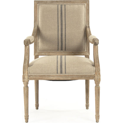 Louis Arm Chair by Zentique. Made from unique in a traditional style.
