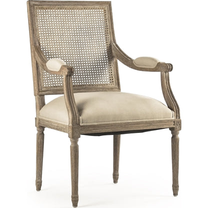 Louis Arm Chair by Zentique. Made from unique in a traditional style.