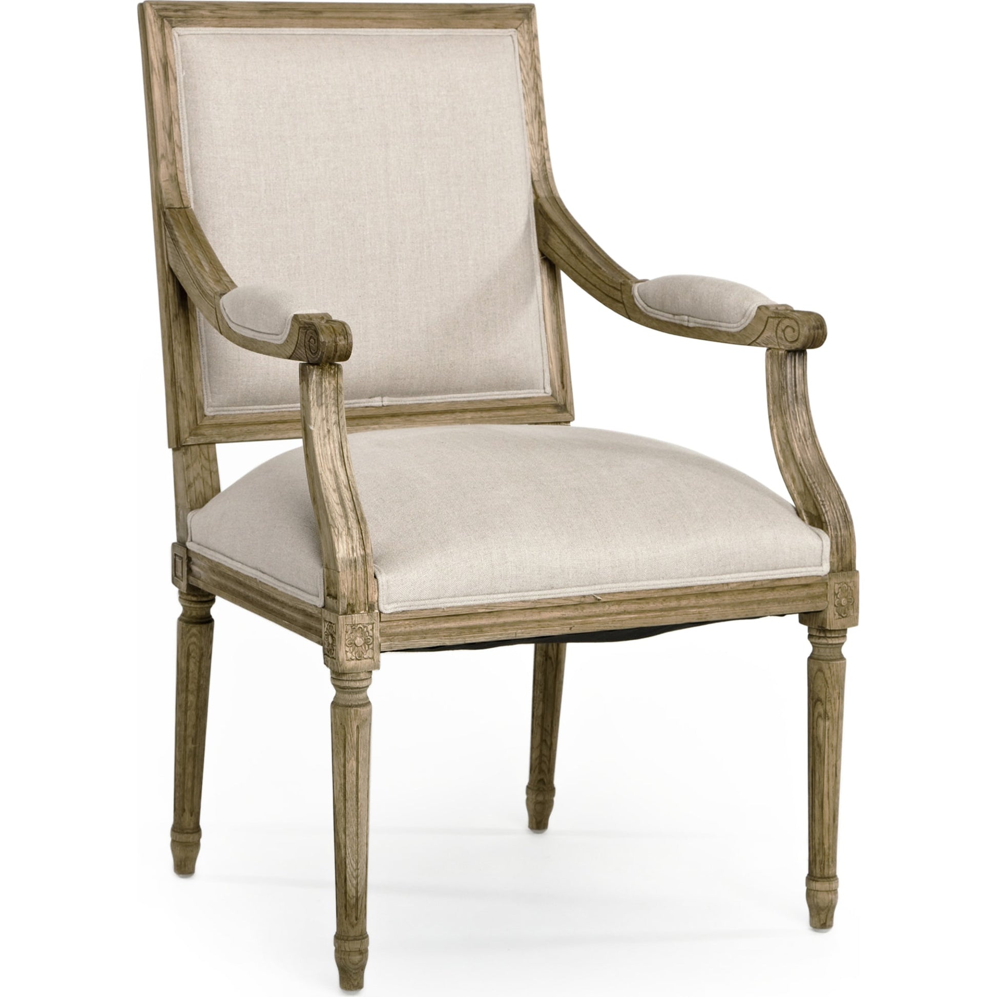 Louis Arm Chair by Zentique. Made from unique in a traditional style.