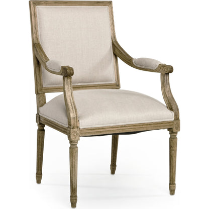 Louis Arm Chair by Zentique. Made from unique in a traditional style.