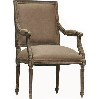 Louis Arm Chair by Zentique. Made from unique in a traditional style.