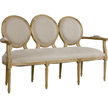 Medallion Settee by Zentique. Made from unique in a modern style.