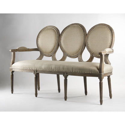 Medallion Settee by Zentique. Made from unique in a modern style.