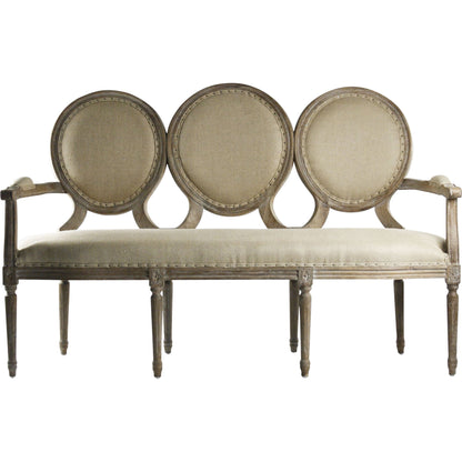 Medallion Settee by Zentique. Made from unique in a modern style.