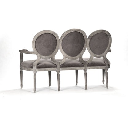 Medallion Settee by Zentique. Made from unique in a modern style.