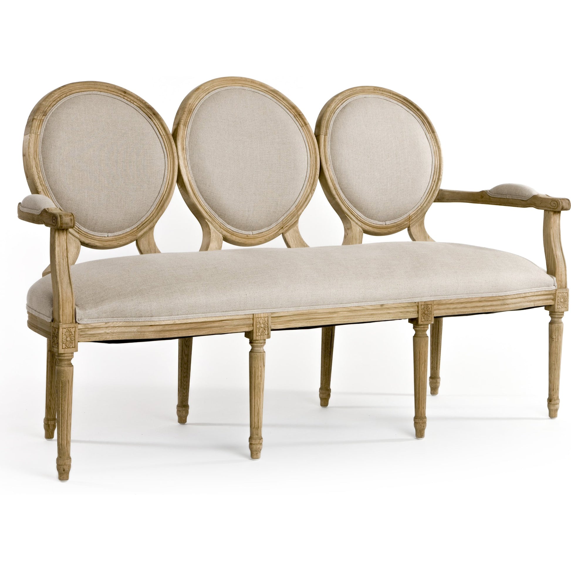 Medallion Settee by Zentique. Made from unique in a modern style.