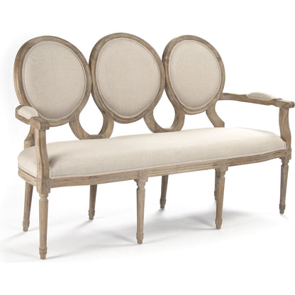Medallion Settee by Zentique. Made from unique in a modern style.
