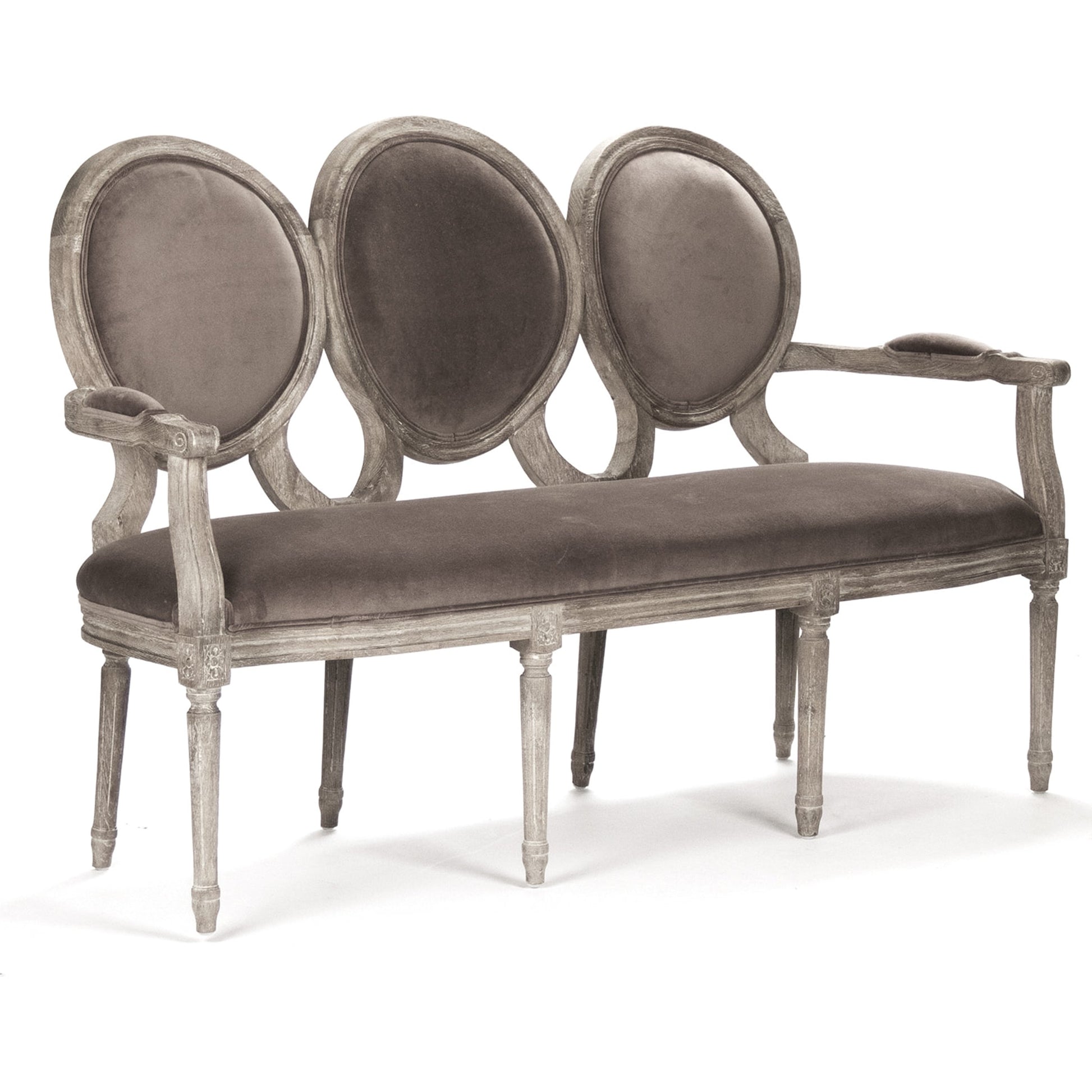 Medallion Settee by Zentique. Made from unique in a modern style.