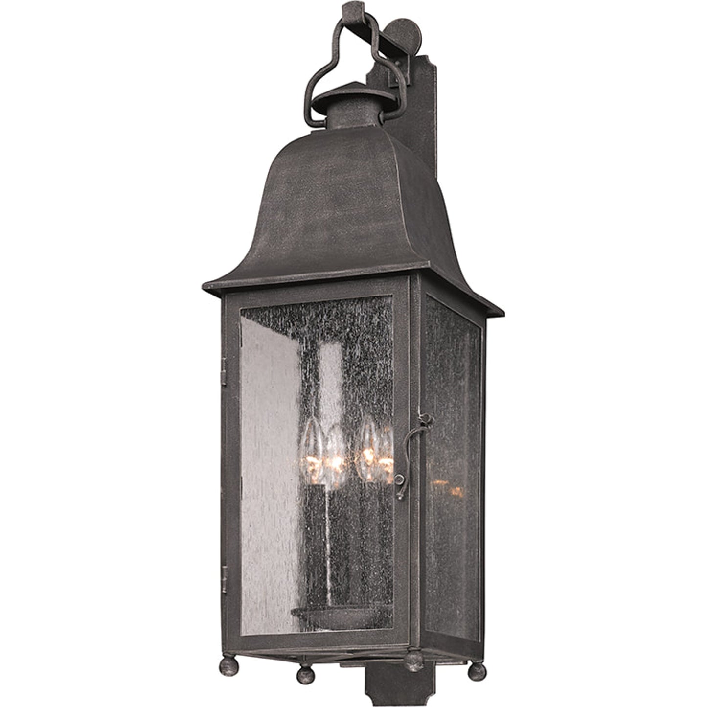 001 S-314001 | Additional Silo | Larchmont 4 Light 31.5 inch Vintage Bronze Outdoor Wall Sconce by Troy in aged pewter. Made from hand-worked iron in a traditional style.