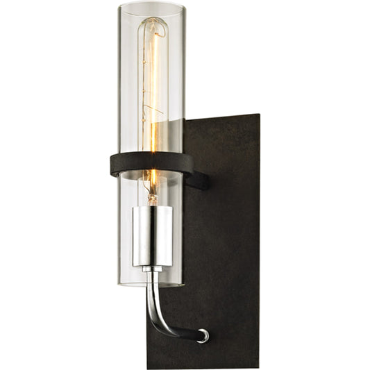 001 S-314333 | Additional Silo | Xavier Wall by Troy in vintage iron. Made from hand-worked iron in a modern style.
