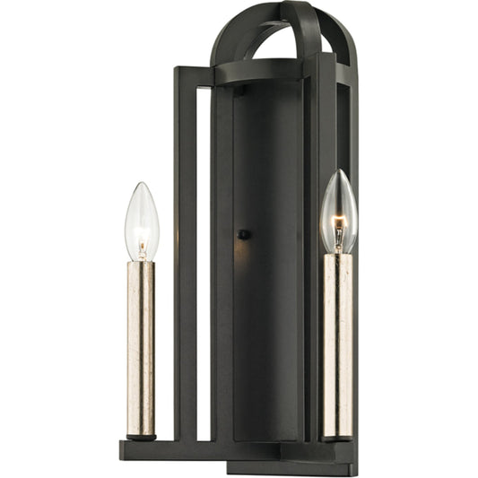 Grayson Wall by Troy in textured bronze. Made from hand forged iron in a traditional style.