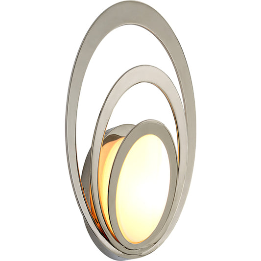 Stratus Wall by Troy in polished stainless. Made from stainless steel in a modern style.