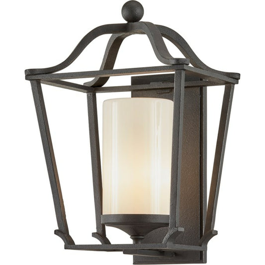 Princeton Wall by Troy in french iron. Made from hand-worked iron in a transitional style.