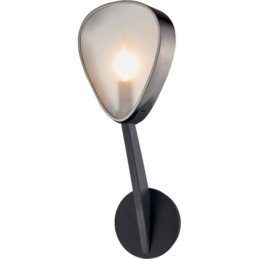 Allisio Wall Sconce by Troy. Made from hand worked iron in a modern style.
