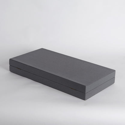Alpen Box by Global Views. Made from mdf, leather, polyester suede in a transitional style.