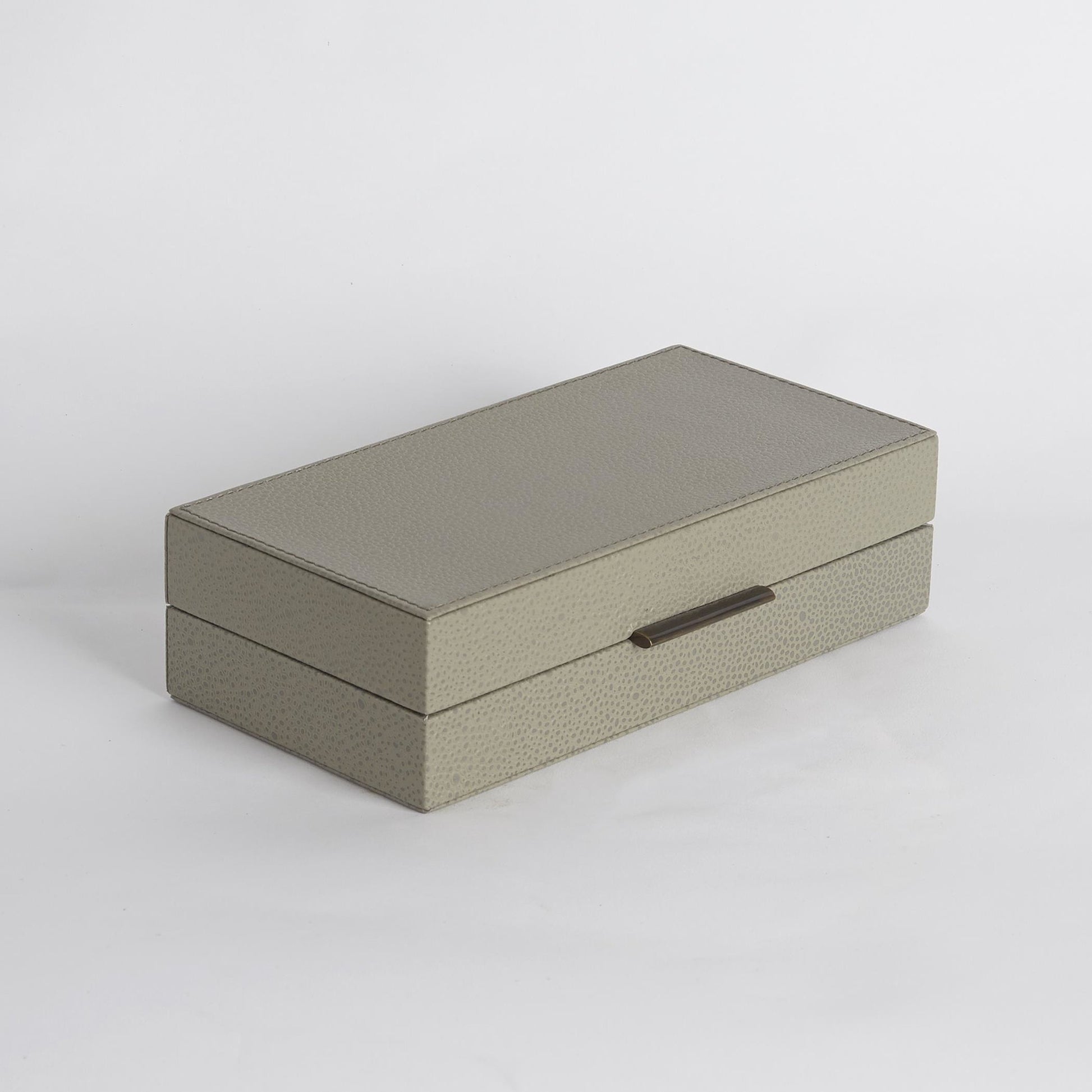 Alpen Box by Global Views. Made from mdf, leather, polyester suede in a transitional style.