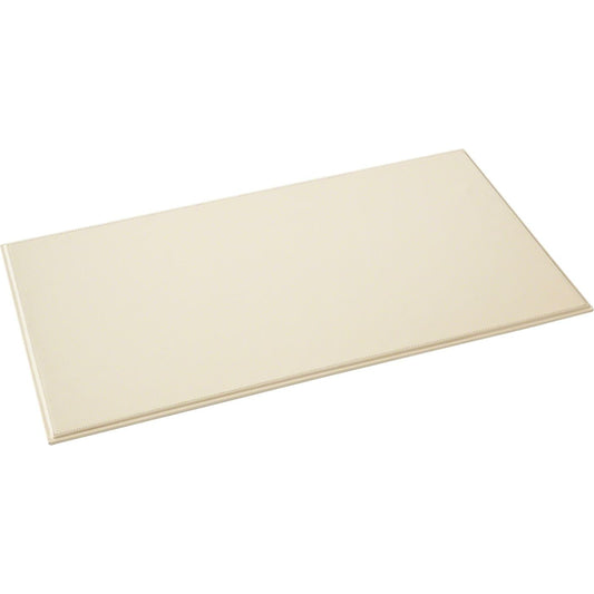 Refined Leather Desk Blotter by Global Views in ivory. Made from leather in a modern style.