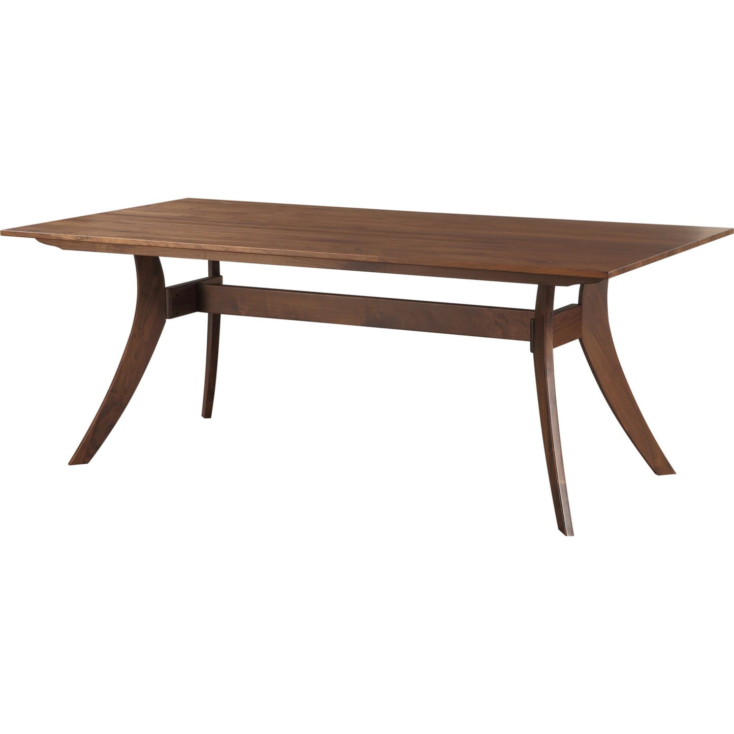 001 S-698841 | Primary Silo | Florence Dining Table by Moe's Home Collection in brown and nc lacquer. Made from american walnut wood in a modern style.