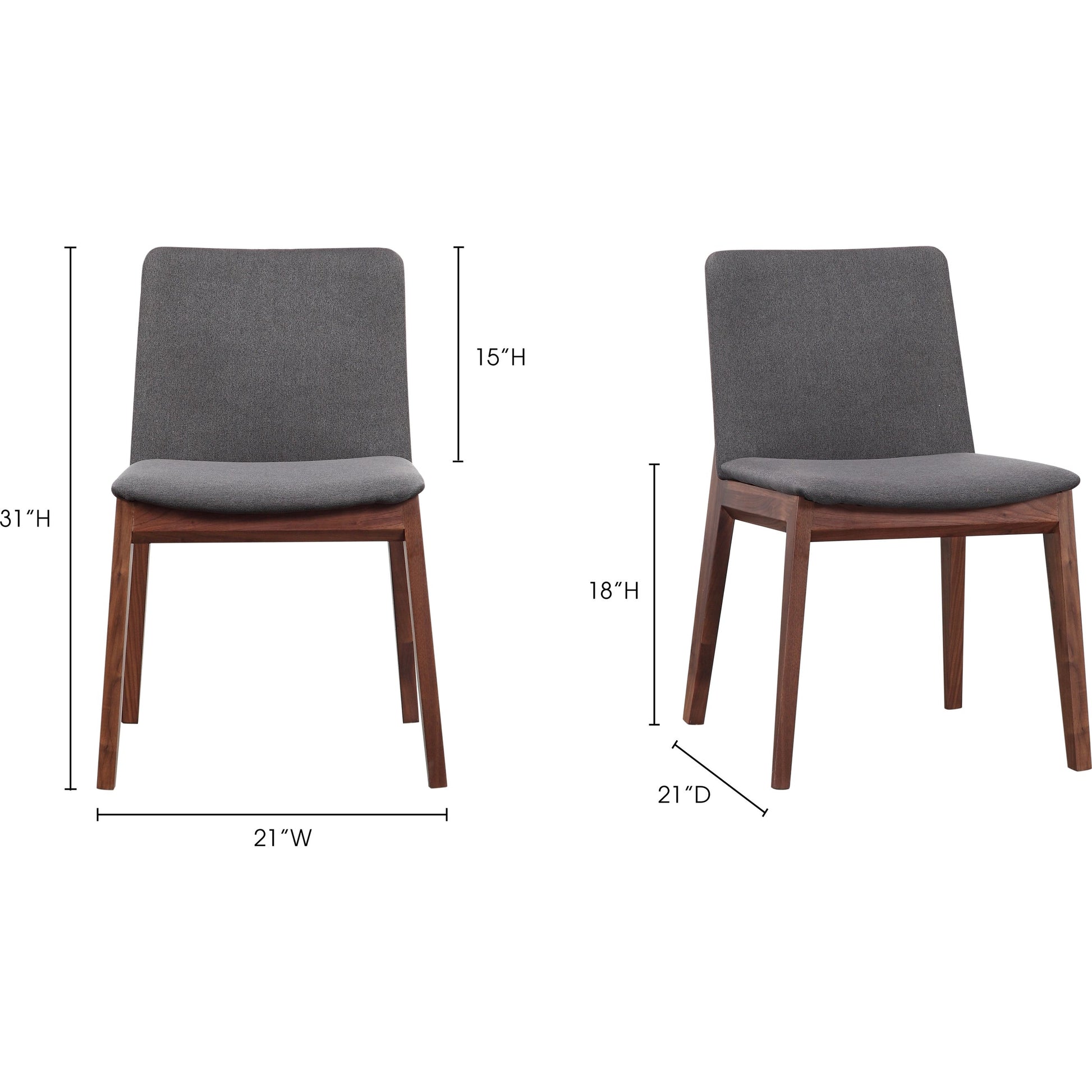 Deco Dining Chair Pvc (Set of 2) by Moe's Home Collection. Made from unique in a modern style.