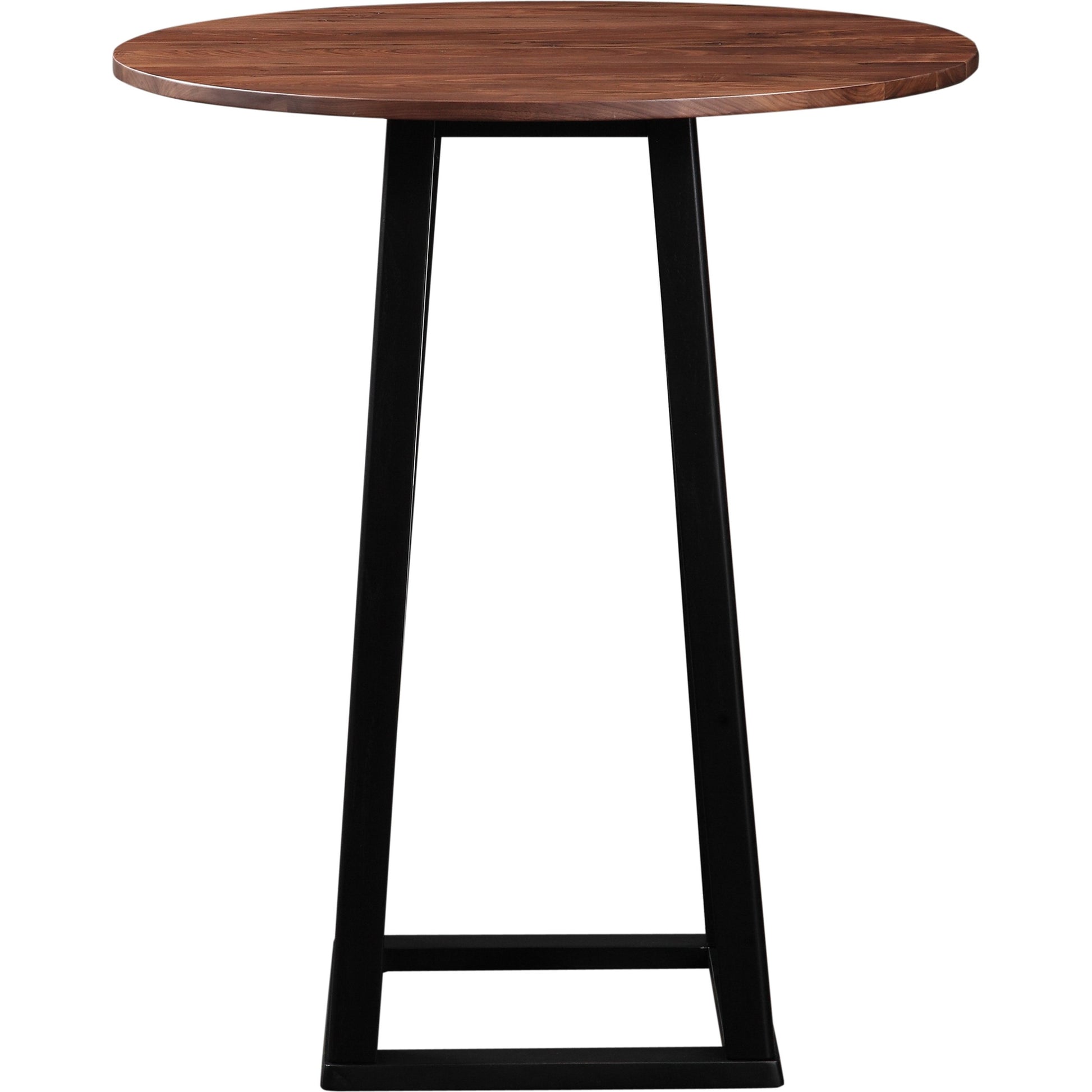 Tri-Mesa Bar Table by Moe's Home Collection in brown and matt lacquer. Made from solid walnut top, solid rubber wood base in a modern style.