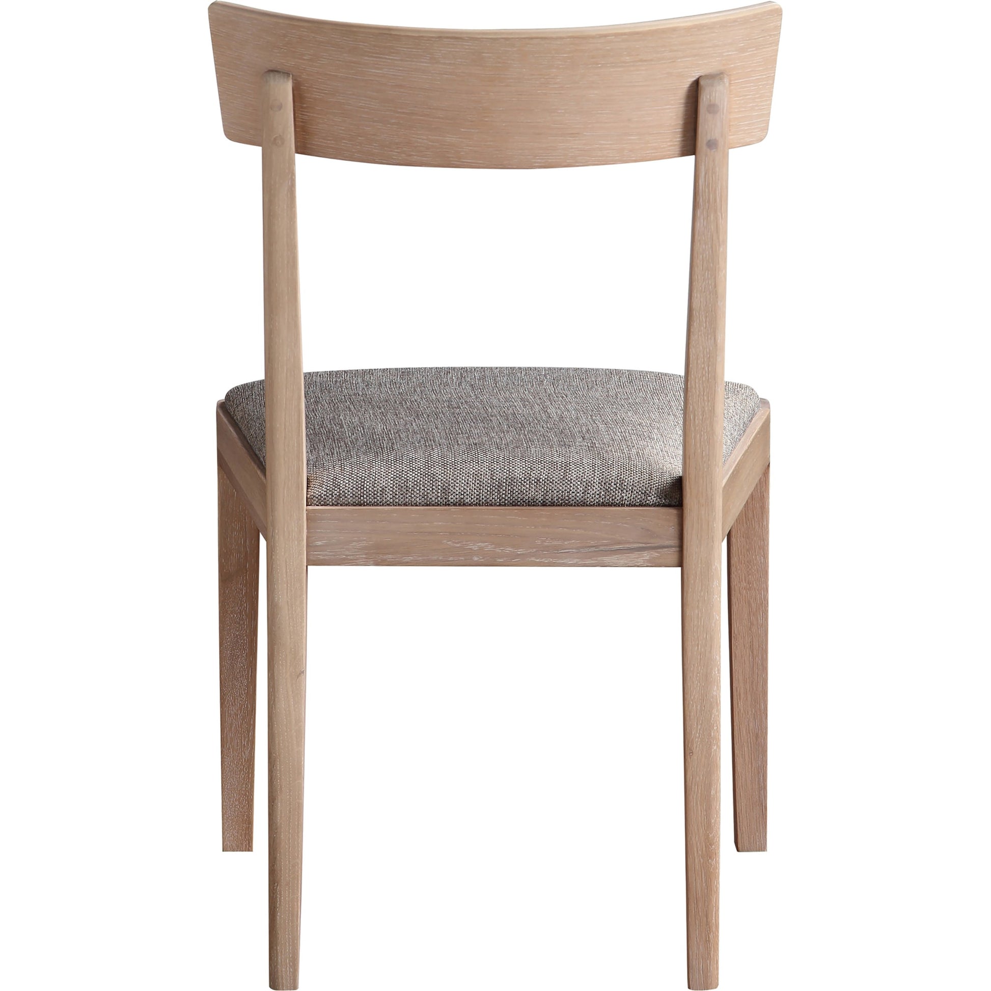 Leone Dining Chair (Set of 2) by Moe's Home Collection in natural. Made from upholstery: 100% polyester, solid walnut frame, plywood in a modern style.