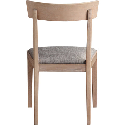 Leone Dining Chair (Set of 2) by Moe's Home Collection in natural. Made from upholstery: 100% polyester, solid walnut frame, plywood in a modern style.