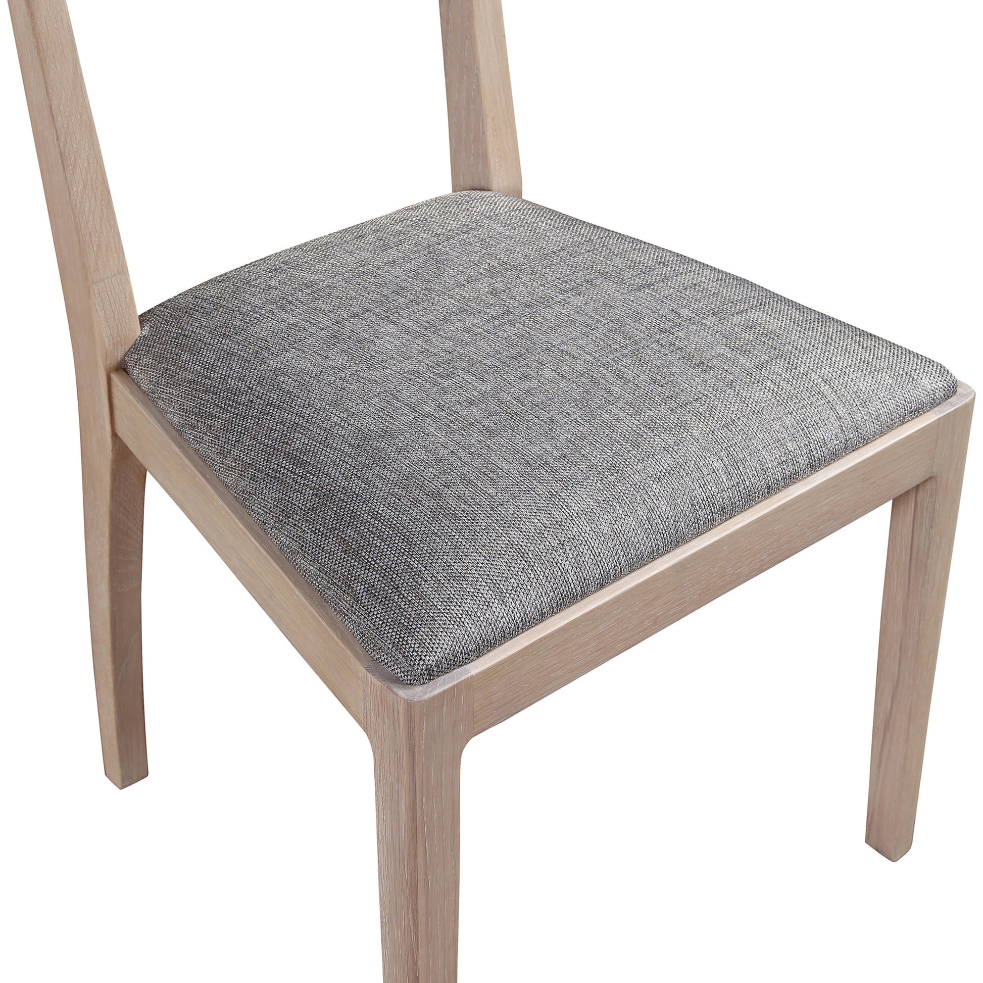 Leone Dining Chair (Set of 2) by Moe's Home Collection in natural. Made from upholstery: 100% polyester, solid walnut frame, plywood in a modern style.